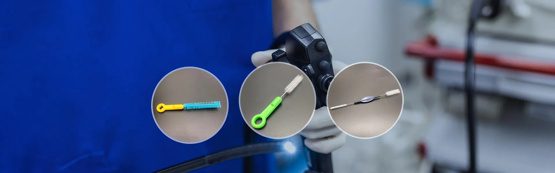 11mmx100mm Endoscopic Cleaning Brush